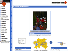 Tablet Screenshot of drk-clausthal.de
